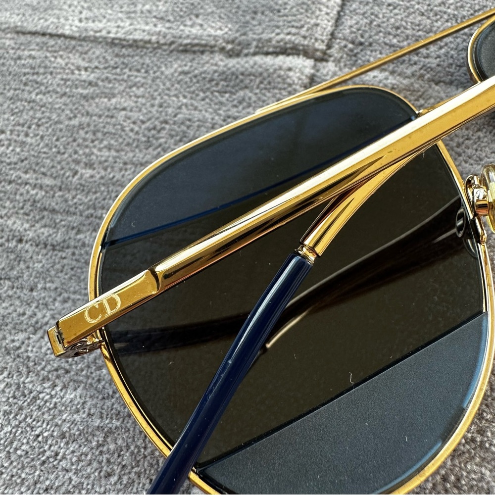 CHRISTIAN DIOR Split 59mm Aviator Sunglasses - Picture 8 of 11